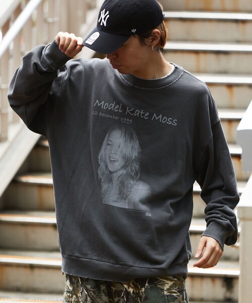 ライフ（LIFE） スウェットカットソー LARGE アッシュグレー メンズ 