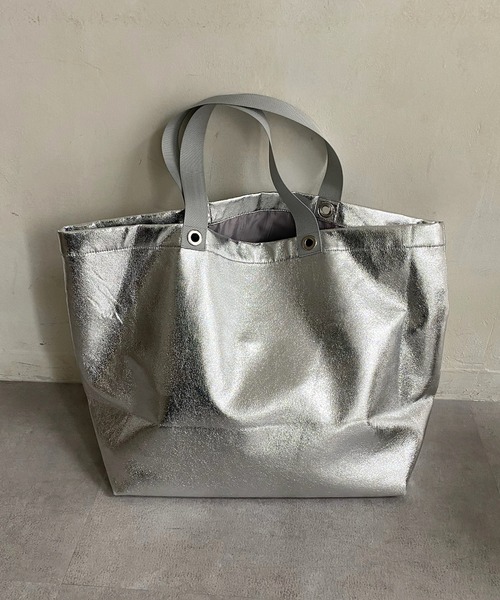 「DouDou」 トートバッグ FREE シルバー レディース_画像5