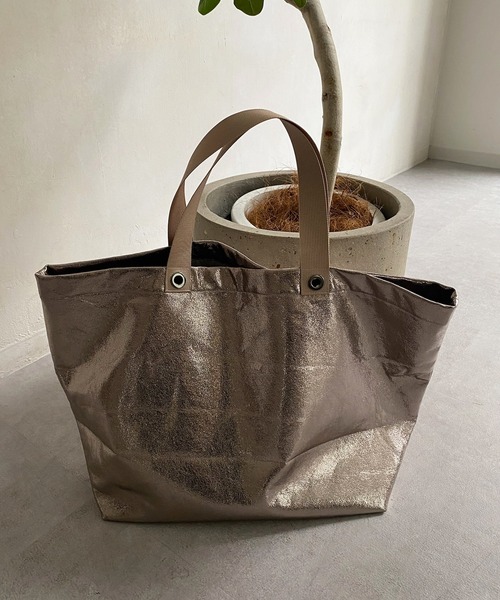 「DouDou」 トートバッグ FREE シルバー レディース_画像7