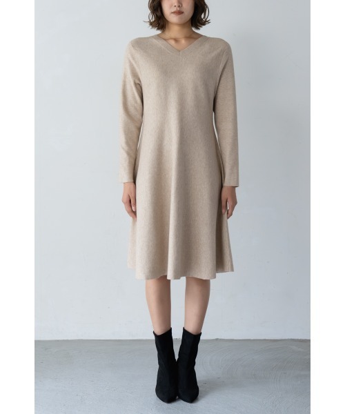 「M.deux」 ニットワンピース MEDIUM グレー レディース_画像7