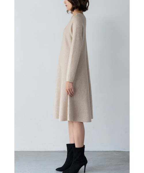 「M.deux」 ニットワンピース MEDIUM グレー レディース_画像8