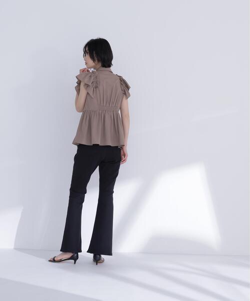 ジーンズ デニム デニムパンツ フレアデニムパンツ レディースの画像