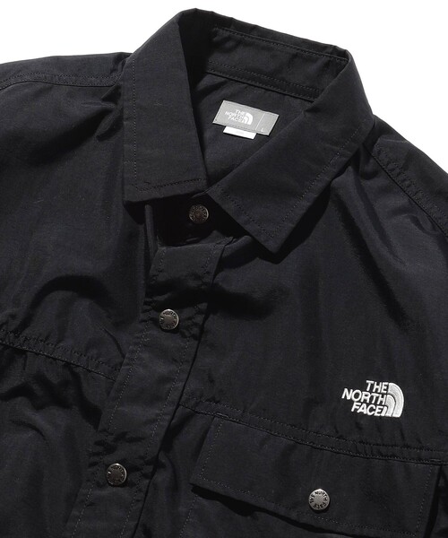 「FREAK'S STORE」 「THE NORTH FACE」長袖シャツ MEDIUM ブルー メンズ_画像4