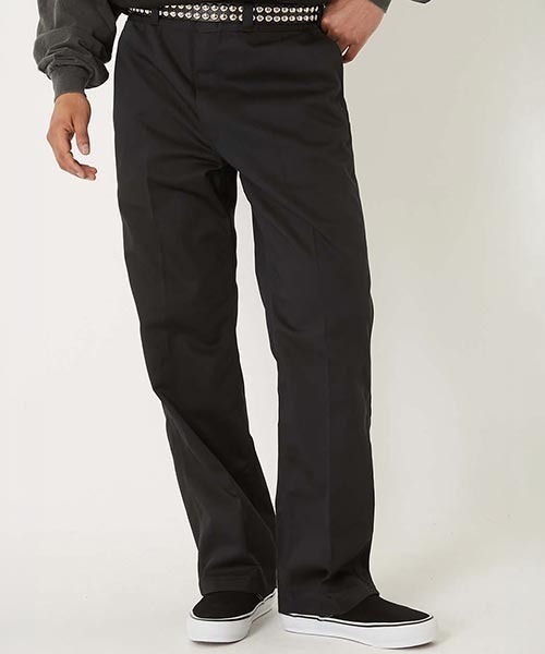 HWK バイカー用パンツ ブラック　アメリカサイズS HIGH! STANDARD（ハイスタンダード） スラックス DICKIES × HIGH