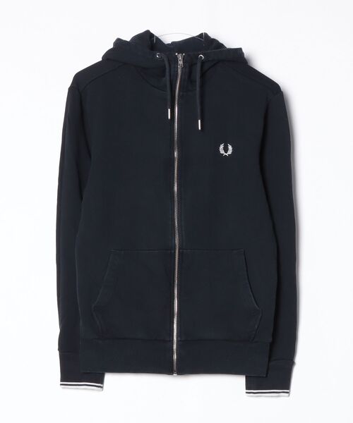 FRED PERRY（フレッドペリー） ジップアップパーカー S ネイビー
