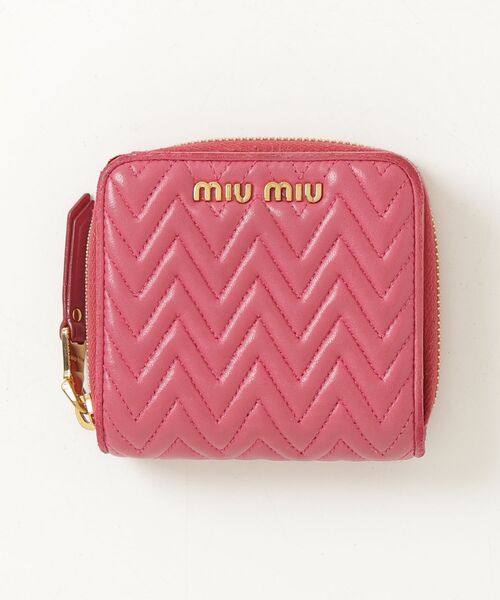 ミュウミュウ　財布　ピンク　がま口 miu miu（ミュウミュウ） 財布 - ピンク レディース : ZOZOTOWN Yahoo