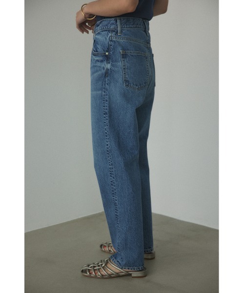 「BLACK BY MOUSSY」 デニムパンツ 24inch ライトブルー レディース_画像3
