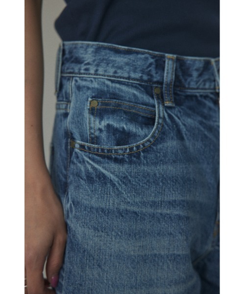 「BLACK BY MOUSSY」 デニムパンツ 24inch ライトブルー レディース_画像7