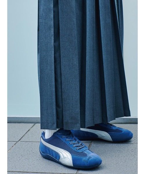 「PUMA」 ローカットスニーカー 26.5cm ブルー メンズ_画像2