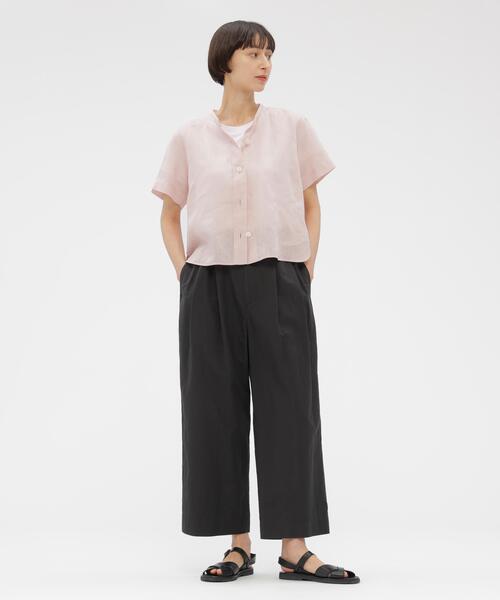 2024ss マーガレットハウエル COTTON VOILE シャツ ブラウス MARGARET HOWELL（マーガレットハウエル） ブラウス シャツ LINEN
