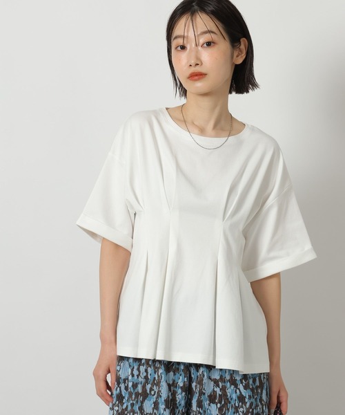 tシャツ 半袖 ウエストタック半袖T / 669295 レディース | LAKOLE | 01