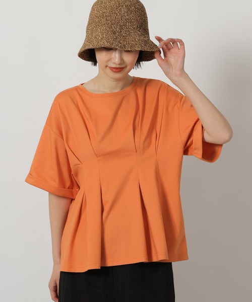 tシャツ 半袖 ウエストタック半袖T / 669295 レディース | LAKOLE | 04