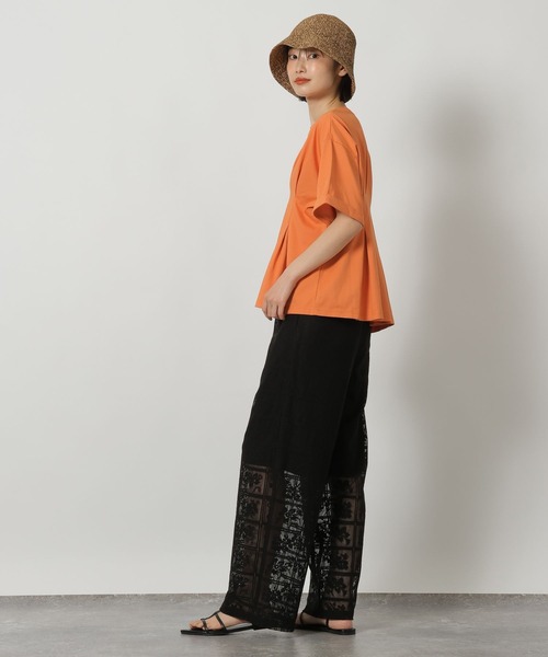tシャツ 半袖 ウエストタック半袖T / 669295 レディース | LAKOLE | 22