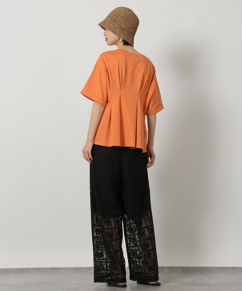 LAKOLE（ラコレ） tシャツ 半袖 ウエストタック半袖T / 669295