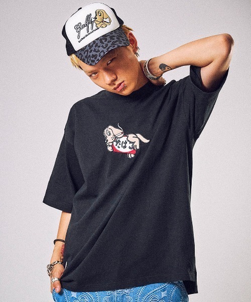 tシャツ A'GEM/9 × .kom「GALFY/ガルフィー」復刻喫煙所Tシャツ メンズ