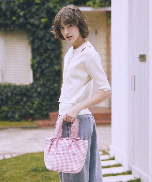 「Maison de FLEUR」 ハンドバッグ FREE ピンク レディース_画像3