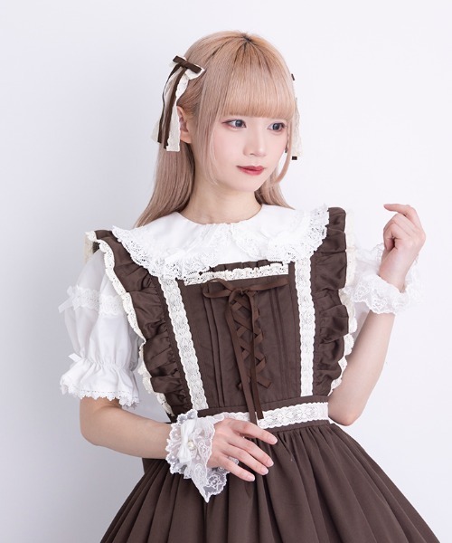 Chalmiere（シャルミエール） ワンピース 半袖 ハッピーフリルJSK