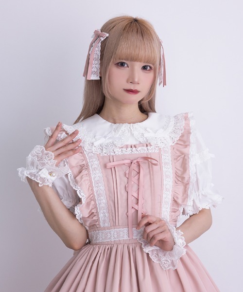 Chalmiere（シャルミエール） ワンピース 半袖 ハッピーフリルJSK