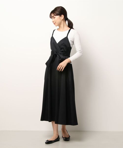 「Dear Princess」 キャミソールワンピース MEDIUM カーキ レディース_画像2