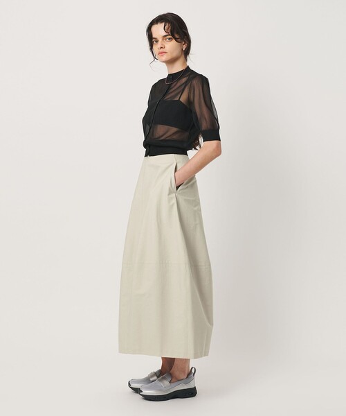 H BEAUTY&YOUTH UNITED ARROWS ロング スカート 「H」コットンナイロン