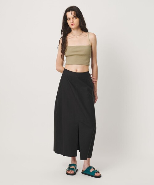 H BEAUTY&YOUTH UNITED ARROWS ロング スカート 「H」コットンナイロン
