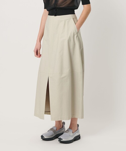 H BEAUTY&YOUTH UNITED ARROWS ロング スカート 「H」コットンナイロン