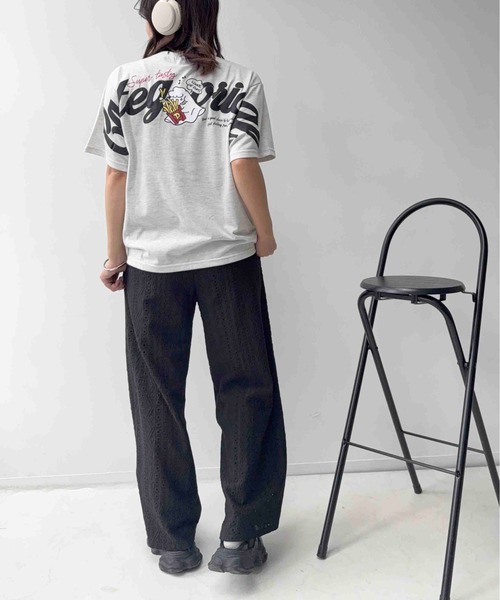 AS KNOW AS（アズノゥアズ） tシャツ 半袖 ビッグサイズ おばけ