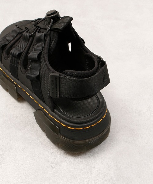 「Dr. Martens」 フラットサンダル 24cm ブラック レディース