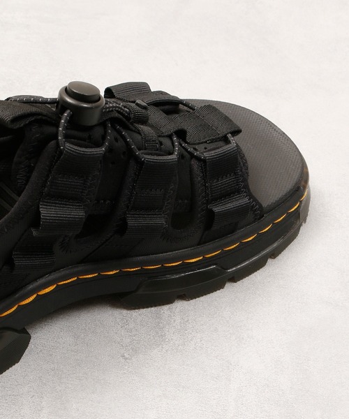 「Dr. Martens」 フラットサンダル 24cm ブラック レディース