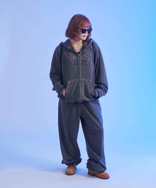 sedacle」 ジップアップパーカー MEDIUM ピンク メンズ : ZOZOTOWN