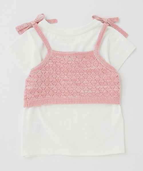 「kate spade new york kids」 「KIDS」半袖Tシャツ 130cm ピンク キッズ_画像2