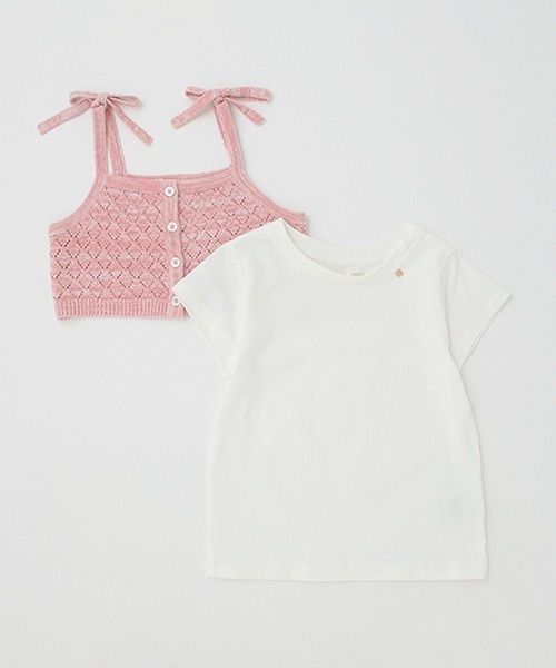 「kate spade new york kids」 「KIDS」半袖Tシャツ 130cm ピンク キッズ_画像3