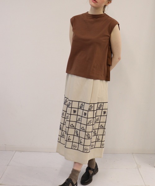 「haupia」 スカート MEDIUM ベージュ レディース_画像9