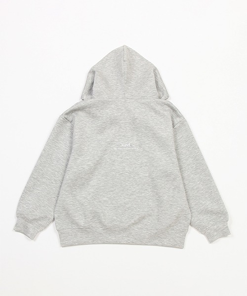 「X-girl Stages」 「KIDS」ジップアップパーカー 100cm ブラック キッズ_画像8