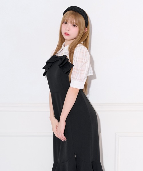 「apres jour」 キャミソールワンピース MEDIUM ブラウン系その他 レディース_画像5