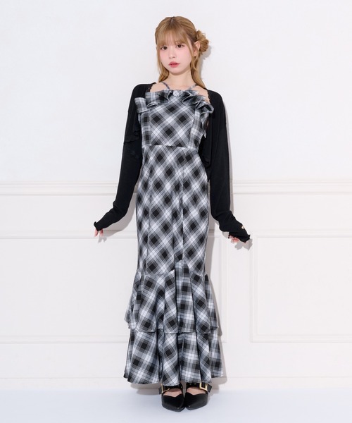 「apres jour」 キャミソールワンピース MEDIUM ブラウン系その他 レディース_画像7