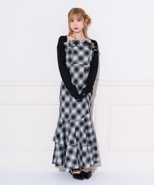 「apres jour」 キャミソールワンピース MEDIUM ブラウン系その他 レディース_画像8