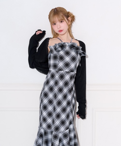 「apres jour」 キャミソールワンピース MEDIUM ブラウン系その他 レディース_画像9