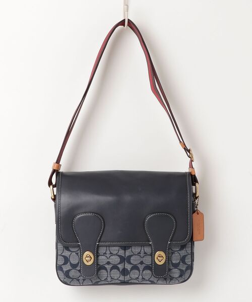 COACH（コーチ） ショルダーバッグ - ネイビー メンズ : ZOZOTOWN