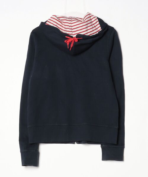 「FRAPBOIS half」 ジップアップパーカー - ネイビー レディース_画像2