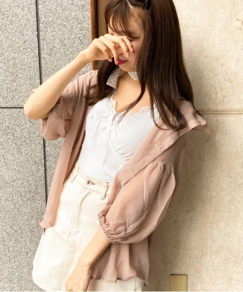 シャツ ブラウス シアーシャツ インナーセット Zozotown限定アイテム Zozotown Paypayモール店 通販 Paypayモール