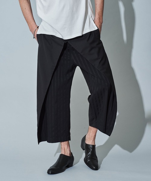 NO ID.（ノーアイディー） ワイドパンツ パンツ 「NO ID.」Wrap Baggy