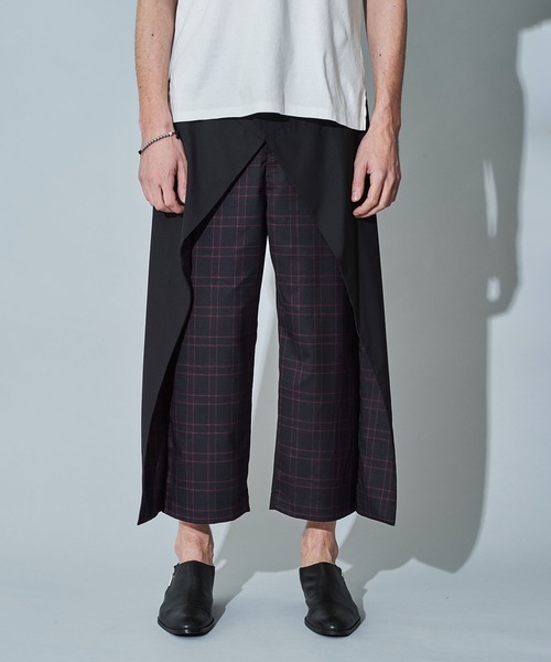 NO ID.（ノーアイディー） ワイドパンツ パンツ 「NO ID.」Wrap Baggy