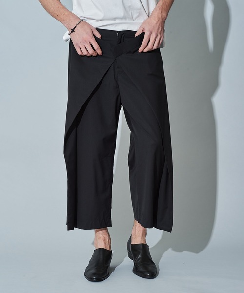 NO ID.（ノーアイディー） ワイドパンツ パンツ 「NO ID.」Wrap Baggy