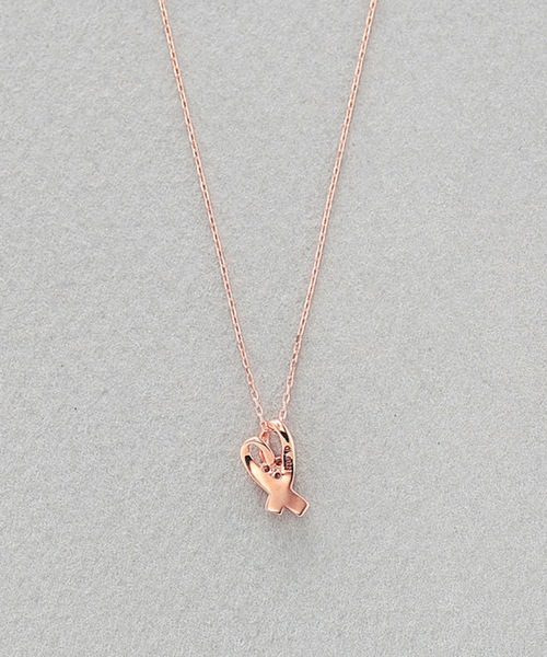 BLOOM（ブルーム） ネックレス K10 ピンクゴールド ダイヤモンド