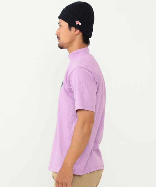 により スウェット モックタートルネック シャツ ZOZOTOWN PayPayモール店 - 通販 - PayPayモール <MEN>BEAMS GOLF ORANGE LABEL / トライアングルロゴ 半袖 ≯ネックシャ