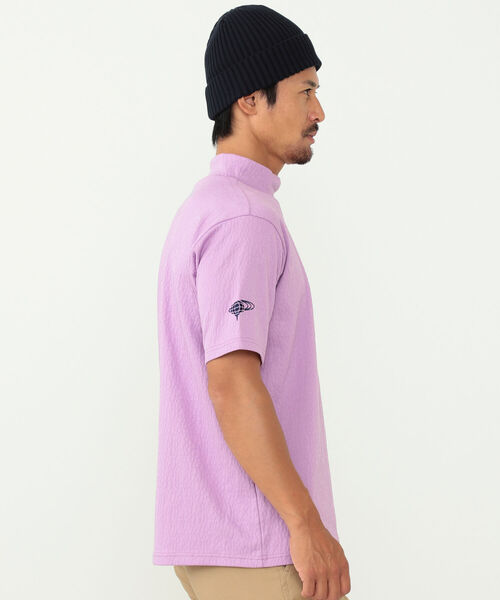 により スウェット モックタートルネック シャツ ZOZOTOWN PayPayモール店 - 通販 - PayPayモール <MEN>BEAMS GOLF ORANGE LABEL / トライアングルロゴ 半袖 ≯ネックシャ