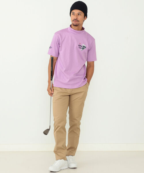 により スウェット モックタートルネック シャツ ZOZOTOWN PayPayモール店 - 通販 - PayPayモール <MEN>BEAMS GOLF ORANGE LABEL / トライアングルロゴ 半袖 ≯ネックシャ