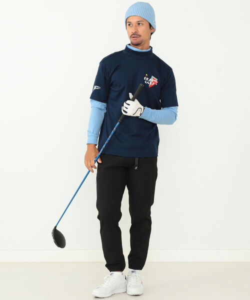 により スウェット モックタートルネック シャツ ZOZOTOWN PayPayモール店 - 通販 - PayPayモール <MEN>BEAMS GOLF ORANGE LABEL / トライアングルロゴ 半袖 ≯ネックシャ