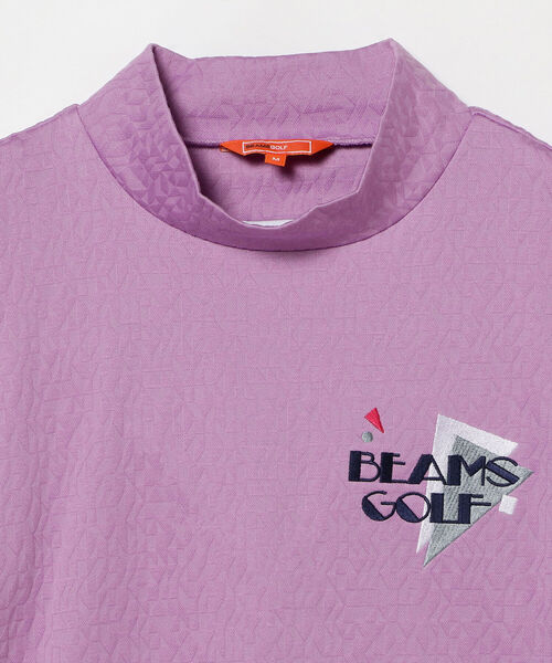 により スウェット モックタートルネック シャツ ZOZOTOWN PayPayモール店 - 通販 - PayPayモール <MEN>BEAMS GOLF ORANGE LABEL / トライアングルロゴ 半袖 ≯ネックシャ